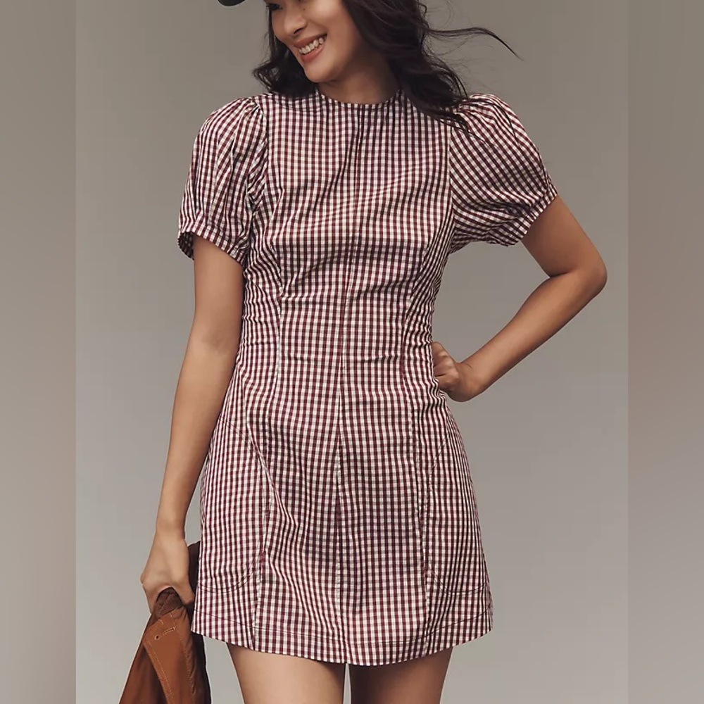 WeWoreWhat Short-Sleeve Fit & Flare Mini Dress NWT